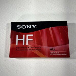 NEW SONY HF 90 MIN HiFi AUDIO Cassette Normal Bias C90HFR SEALED Tape High Fidel